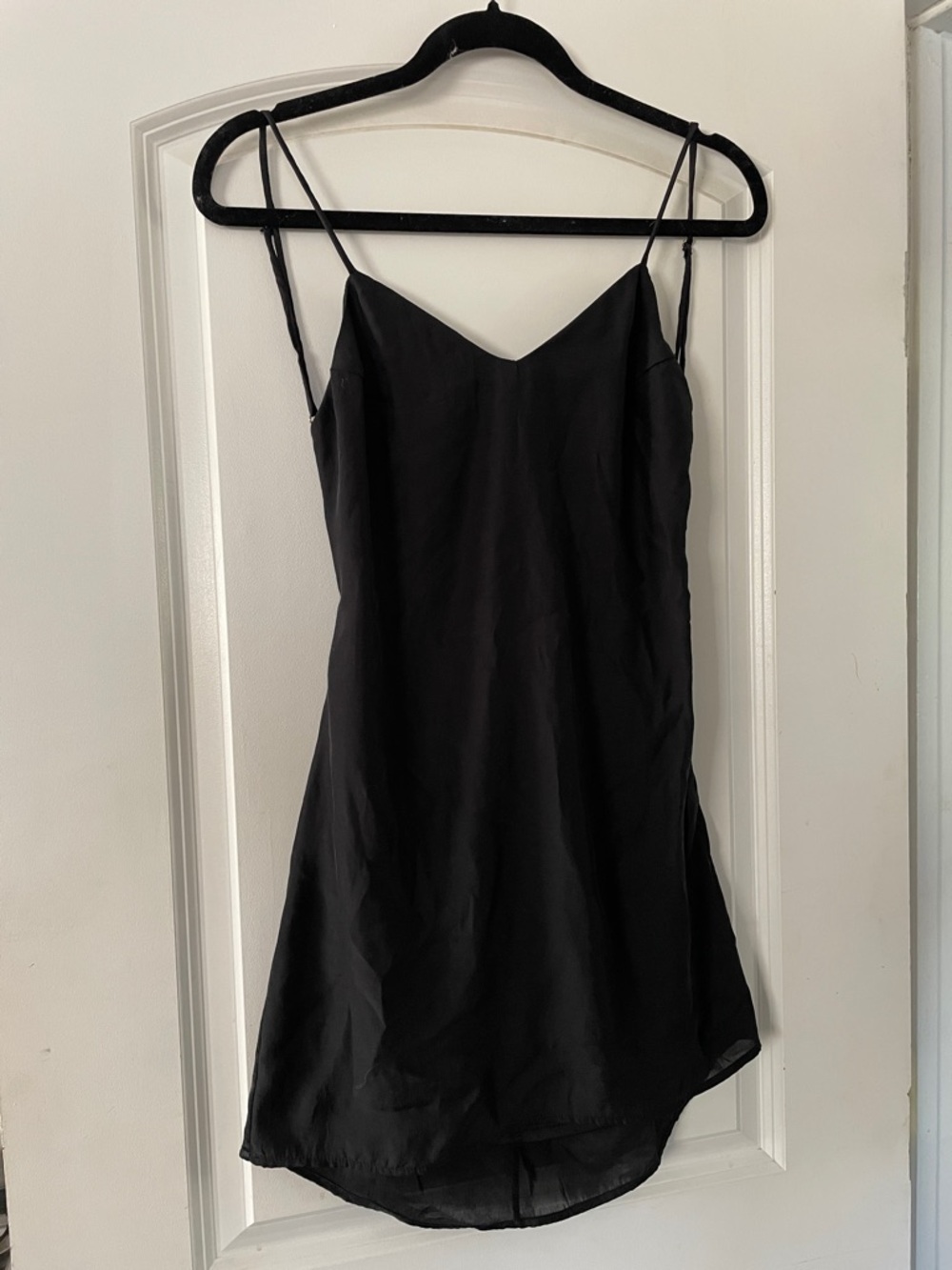 Low Back Spaghetti Strap Slip Dress